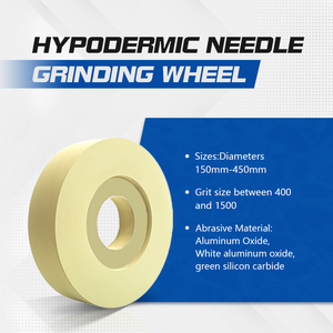 Tıbbi cerrahi aletler için Metal tüpler iğne aşındırıcı tekerlekler bowden-kablolar beyaz alüminyum oksit taşlama - Product Image 2