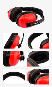 पोम फोल्डेबल शोर कम करने वाले हेडफ़ोन सुनने की सुरक्षा के लिए 22 EN352-1 एनीसी प्रमाणित औद्योगिक उपयोग - Product Image 2