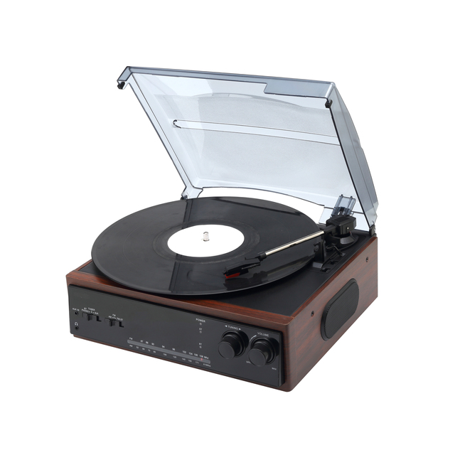 2026 New Record Player Desktop Phonograph Built-in Speaker Home Retro Wooden Turntable for Multi-function