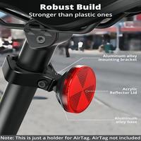 Support de vélo caché pour AirTag, antivol, traceur GPS, étanche, alimenté par batterie, support LED, compatible Apple AirTag/SiNE Tag, vélos, vélos électriques
