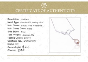 <span class=keywords><strong>Collana</strong></span> <span class=keywords><strong>con</strong></span> Ciondolo a Forma di Uccello in Argento Sterling 925 <span class=keywords><strong>con</strong></span> <span class=keywords><strong>Perla</strong></span> Naturale, Gioiello Artigianale per Donne - Product Image 5