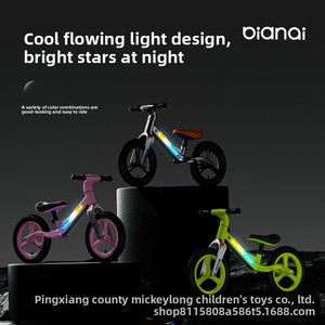 Nouveau Vélo d'Équilibre pour Enfants 2-6 Ans, Trottinette sans Pédales avec Cadre en Nylon et Fibre de Verre et Conception Intégrale - Product Image 2