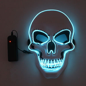 Muñeco de látex personalizado para fiesta, máscara de Halloween de plástico con luz LED de águila, horror, Carnaval, soul, payaso - Product Image 5