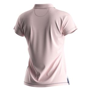 เสื้อโปโลกอล์ฟผู้หญิง แขนสั้น แห้งเร็ว ชุดกีฬา ดีไซน์สีตัดต่อ ระบายอากาศได้ดี ผลิตจากโพลีเอสเตอร์ เหมาะสำหรับเล่นเทนนิสกลางแจ้งและสวมใส่ลำลอง - Product Image 3