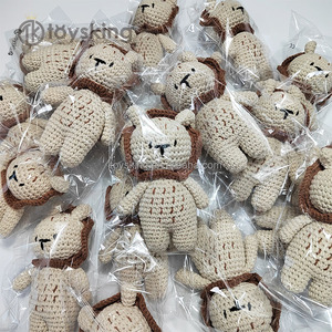 Juguete de Peluche de <span class=keywords><strong>Animales</strong></span> <span class=keywords><strong>del</strong></span> <span class=keywords><strong>Bosque</strong></span> en Miniatura, <span class=keywords><strong>Amigurumi</strong></span> de Ganchillo Hecho a Mano 100% - Product Image 5