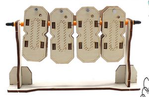 Modèle binaire n° Ensemble de jeu d'expériences scientifiques en bois fait main pour élèves du primaire et du secondaire, pour les 5-7 ans - Product Image 3