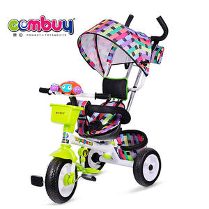 Bicicletta bambini passeggino bambino triciclo per bambini con rimorchio - Product Image 6