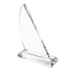 Medalla de Vidrio Chapada en Oro de 150x100x10 mm con Impresión UV para Regalos de Ferias Comerciales y Regalos de Bienvenida - Product Image 3