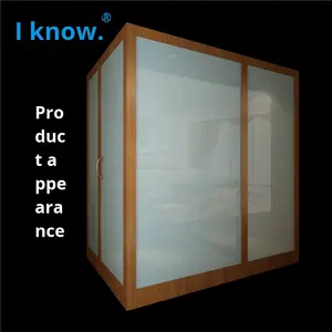 Cabines <span class=keywords><strong>de</strong></span> <span class=keywords><strong>douche</strong></span> tout-en-un modernes YEETE, portes battantes classiques, cadre en alliage d'aluminium, rectangulaires, en fibre <span class=keywords><strong>de</strong></span> verre - Product Image 4