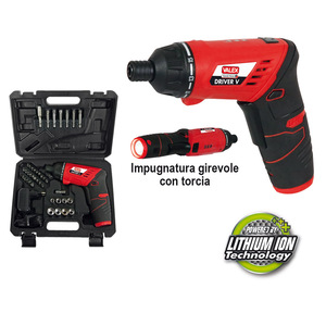 VALEX V 1422532 avvitatore elettrico Cordless agli ioni di litio Mini utensile elettrico cacciavite Set - Product Image 1