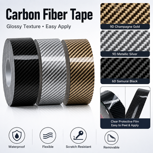 Ruban adhésif en fibre de carbone imperméable et anti-rayures pour appareil photo, ordinateur portable, voiture et scooter - Product Image 1