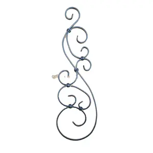 hot-sale decorative metal wrought iron rosettes for external fencing