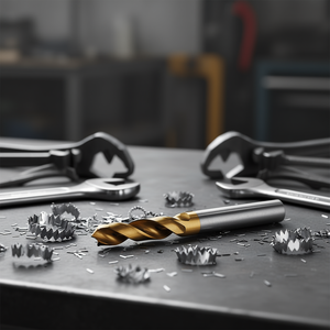 Broca helicoidal HSS-Co de 6-9 mm con revestimiento de TiN autocentrante para perforación de metal - Product Image 3