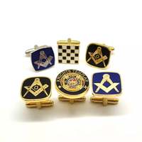 Boutons de manchette en émail doux et dur pour hommes, boutons de manchette avec Logo gravé