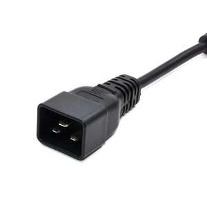 โรงงานโดยตรง 12AWG S21 Psu Pdu <span class=keywords><strong>เฟส</strong></span>เดียว 240V 20A S21 T21 <span class=keywords><strong>สาย</strong></span>ไฟ P33 P34 P13 ถึง C20 <span class=keywords><strong>สาย</strong></span>ไฟ - Product Image 2