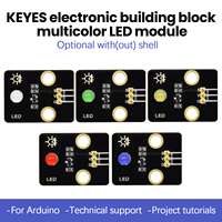 Módulos Electrónicos Multicolores Keyestudio Compatibles con Bloques de Construcción para Programación y Codificación, Mini Módulo LED para Arduino