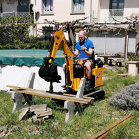 Mini pelle Ceawler 1 3 4 tonnes 2 tonnes 3.5 livraison gratuite moteur EPA CE maison pelle ferme plus petites nouvelles excavatrices 3 tonnes Machine