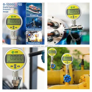 Manomètre numérique haute pression en acier inoxydable 304 -0,1-100 MPa, manomètre de pression <span class=keywords><strong>absolue</strong></span>, jauge de pression d'eau à bas prix - Product Image 4