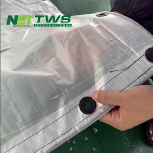 Nhà Máy Giá Cherry Orchard Trong Suốt HDPE Bạt Không Thấm Nước Dệt Nhuộm Mô Hình Với Grommets - Product Image 4