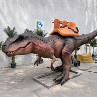 Manège de dinosaures animatroniques pour parc d'attractions, manège personnalisé pour enfants, utilisation intérieure/extérieure