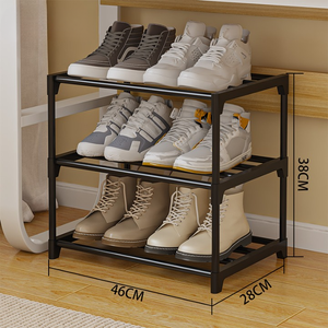 הסיטונאי פשוט שטח מתלה חיסכון מתחת למיטה הביתה titiable ארונות נעליים - Product Image 5