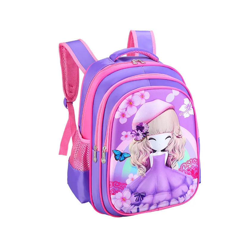 Girl school bag Fashion 3D cartoon style simple Satchel School kids knapsack Girl school Backpack mochilas para nios