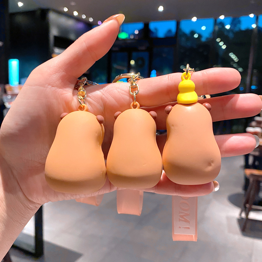 Set Di 10 Portachiavi Capybara Con Diversi Design – Simpatici Ciondoli In Morbido Materiale, Per Zaino, Borse O Chiavi – Regalo Per Fan - 5