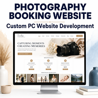 Diseño y Desarrollo de Sitios Web Personalizados para Reservas de Fotografía con Paquete de Galería de Portafolios, Comparación de Paquetes y Calendario de Disponibilidad