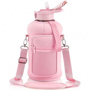 Échantillon gratuit, vente en gros, bouteille d'eau portable personnalisée, impression promotionnelle, écologique, OEM, sac isotherme, vert, imperméable - Product Image 2