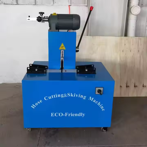 Machine de coupe et de sertissage de tuyau hydraulique professionnelle à moteur 380V 4kW avec scie à découper et fonction de skiving de tuyau en caoutchouc - Product Image 4