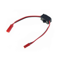 Interrupteur d'alimentation JR Futaba JST pour pièces d'avion RC, commande marche/arrêt du récepteur avec connecteurs JR en plastique