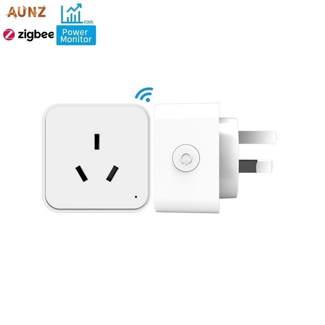 New Zealand Industrial ABS Plastic ZigBee Wi-Fi Smart Outlet Mini Plugs 16A Energy Monitoring NZ AU Plug Smart Home