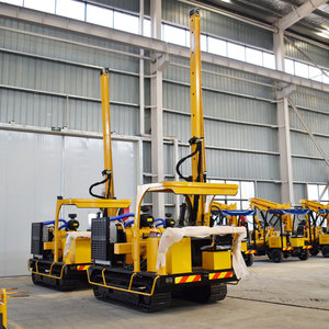 Con motor diésel de 4 cilindros para instalación de barrera de carretera, máquina apisonadora de controlador de pila sobre orugas Hengxing HXR6 - Product Image 5