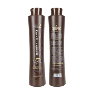Crema lisciante per capelli idrolizzata naturale brasiliana 1000ml trattamento per capelli alla cheratina con proteine di collagene