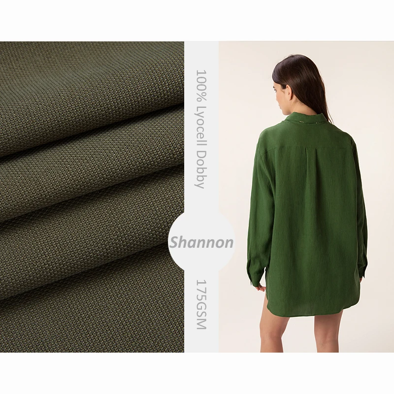 Быстрая доставка 100% lyocell ананас сетка dobby ткань для платья