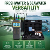 Testeur de qualité de l'eau portable IoT multi-paramètres 6-en-1 (pH, OD) avec étui de transport pour l'agriculture intelligente
