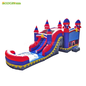 Parque Inflable <span class=keywords><strong>Mega</strong></span> Parque Temático Combinado, Castillo Inflable, Tobogán, Casa de Brinco Inflable - Product Image 6