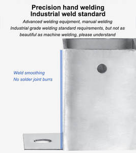 2025 Kustom buatan pabrik baja tahan karat basis peninggi pelat Bast & tabung Las pemegang layanan fabrikasi basis tiang baja - Product Image 5