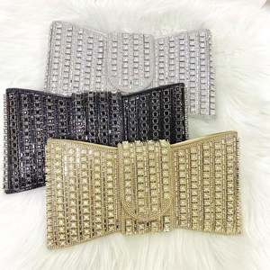 女性用リストレット ブライド イブニング クラッチバッグ パーティー プロム 結婚式用 - Product Image 4