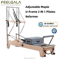 Pilates en bois d'érable robuste et durable, portable, multifonctionnel, pour la rééducation, la formation, le yoga, la gym, personnalisé pour un usage domestique