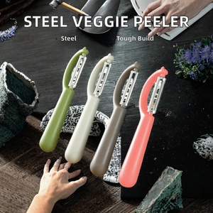 Swivel Stainless Steel Sustainable <b>Vegetable</b> & <b>Fruit</b> Peeler Durable Manual Potato Peeler for Kitchen & Home Use Gadget - Product Image 2