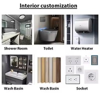 Quick 7-Day Totalmente ensamblado Prefab Home 70% Ahorro de tiempo Sistemas eléctricos/De Agua preinstalados para dormitorio Home Office Mall