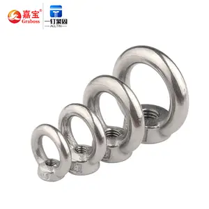 Fabricants en gros d'écrous à anneau en acier inoxydable 304 haute résistance, écrous à anneau en forme de triangle, boulons à œil M3/M4-M24