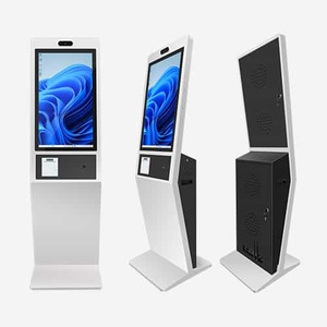 Kiosco de Autoservicio con Pantalla Táctil de 27 Pulgadas y 32 Pulgadas, Full <span class=keywords><strong>HD</strong></span>, con Impresora Térmica, Cámara, Escáner RQ y Lector de Tarjetas - Product Image 1