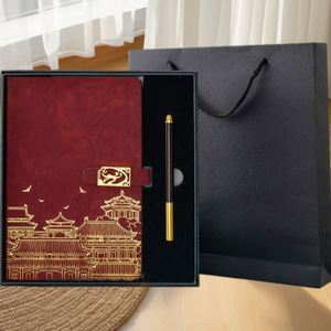 Coffret 2-en-1 personnalisé style chinois, fait main, imprimé UV, cadeau d'affaires en papier pour les employés de l'entreprise, anniversaire ou événement festif - Product Image 3