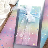 Papier d'emballage cadeau jetable en silicone enduit, vierge, 43x300cm, Zhejiang Rath Packaging