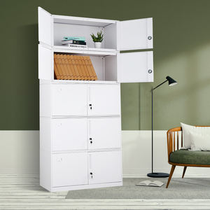 LUOYANG 5-Section Steel Vertical <b>Metal</b> Filing <b>Cabinet</b> Modern Design Office Furniture with 5-Door <b>Metal</b> <b>File</b> for School Use - Product Image 3
