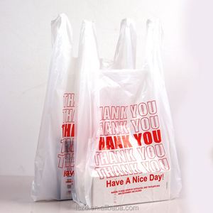 Bolsas de Compras Resistentes, Bolsas de Plástico Tipo Camiseta con Asas Reforzadas para Empaque de Mercancía en Tiendas Minoristas - Product Image 4