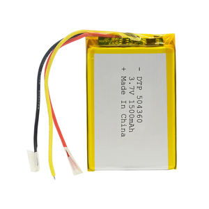 504360 <span class=keywords><strong>3</strong></span>,7 v 1500mah battery lithium ion with ISO9001 - Product Image 1