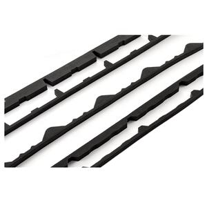 Bandes de fermeture en mousse solide ventilée ondulée à forte adhérence pour le bord de <span class=keywords><strong>toit</strong></span> en métal - Product Image 2